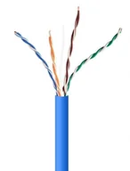 Pozostałe akcesoria sieciowe - GEMBIRD UPC-5004E-SOL-B Kabel instalacyjny UTP kat. 5e drut CCA 305m rolka niebieski - miniaturka - grafika 1