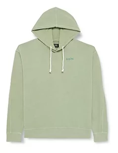Replay Męska bluza z kapturem M6158, 634 Oregon Green, L - Bluzy męskie - miniaturka - grafika 1