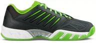Buty dla dziewczynek - Tennis shoes for kids K-SWISS BIGSHOT LIGHT 3 OUTDOOR black/green EU38 - miniaturka - grafika 1