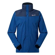 Kurtki męskie - Berghaus Hillwalker Interactive Shell Jacket Black, niebieski, xl - miniaturka - grafika 1