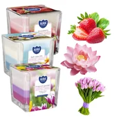 Świece - ŚWIECE ZAPACHOWE ŚWIECZKI 3X ŚWIECA ZAPACHOWA NA PREZENT + ZAPAŁKI - miniaturka - grafika 1