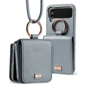 Etui i futerały do telefonów - Etui RINGKE Signature Card Pocket do Samsung Galaxy Z Flip 4 Niebieski - miniaturka - grafika 1