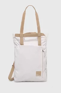Jack Wolfskin plecak Ebental damski kolor beżowy duży wzorzysty - Plecaki - miniaturka - grafika 1