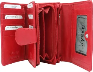 Rovicky Skórzany damski portfel Rovicky R-615-DDW NoSize - Portfele - miniaturka - grafika 1