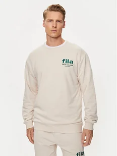 Fila Bluza FAM0671 Beżowy Relaxed Fit - Bluzy męskie - miniaturka - grafika 1