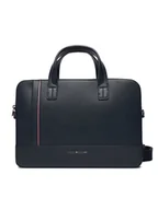 Torby na laptopy - Tommy Hilfiger Torba na laptopa Th Central Slim Computer Bag AM0AM13631 Granatowy - miniaturka - grafika 1