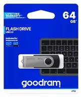 Nośniki danych - GOODRAM Pamięć USB GOODRAM 64GB UTS2 czarny USB 2.0 UTS2-0640K0R11 - miniaturka - grafika 1