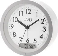 Zegary - JVD Budzik JVD z termometrem i higrometrem SRP056.2 - miniaturka - grafika 1