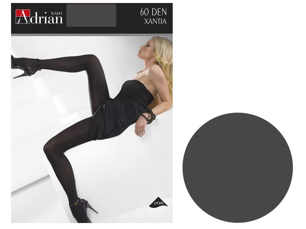 Rajstopy Adrian Xantia 60 Den Gładkie Kryjące Fumo 3
