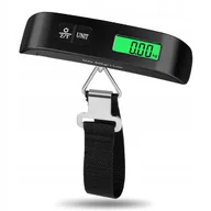 Akcesoria podróżnicze - WAGA BAGAŻOWA CYFROWA PODRÓŻNA LCD Z HAKIEM I FUNKCJĄ TARY DO 50 KG - miniaturka - grafika 1