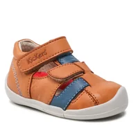 Sandały damskie - Kickers Sandały Wasabou 858390-10 Camel Bleu 116 - miniaturka - grafika 1