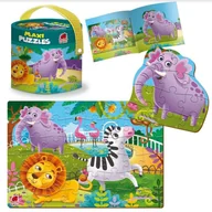Puzzle - Roter Kafer Maxi puzzle 2w1 Zoo - miniaturka - grafika 1