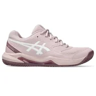 Trampki damskie - ASICS Damskie trampki Gel-Dedicate 8 Clay, Wododział różany biały, 44.5 EU - miniaturka - grafika 1