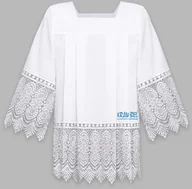 Szaty liturgiczne - Komża kapłańska z gipiurą 30 cm - miniaturka - grafika 1