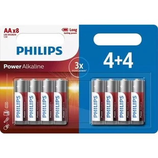 Bateria AA LR6 PHILIPS Power Alkaline (8 szt.) - Baterie i akcesoria - miniaturka - grafika 1