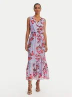 Sukienki - Fracomina Sukienka codzienna FR26SD3018W774R8 Niebieski Regular Fit - miniaturka - grafika 1