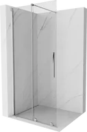 Ścianki i drzwi prysznicowe - Mexen Velar drzwi prysznicowe rozsuwane Walk-in 75 cm, transparent, chrom - 871-075-000-03-01 - miniaturka - grafika 1