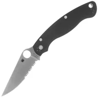Noże - Nóż składany Spyderco Military 2 Black G10, Satin CPM S30V by Sal, Eric Glesser (C36GPS2) - miniaturka - grafika 1