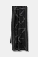 Apaszki i szaliki damskie - Calvin Klein szalik damski kolor czarny wzorzysty LV04F8074G - miniaturka - grafika 1