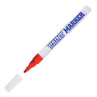 Markery permanentne - Centropen Marker olejny okrągły 2 mm czerwony - miniaturka - grafika 1