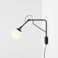 Lampy ścienne - Aldex Soho Glass kinkiet 1-punktowy czarny 1105C1_M - miniaturka - grafika 1
