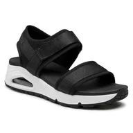 Sandały damskie - Skechers Sandały New Sesh 119185/BKW Black/White - miniaturka - grafika 1