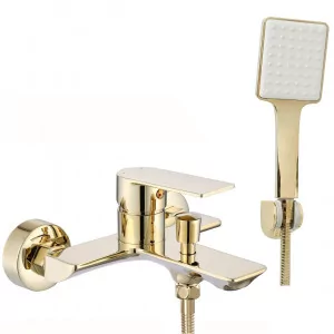 Rea B9914 Urban Gold Bateria wannowa - Baterie wannowe i prysznicowe - miniaturka - grafika 1