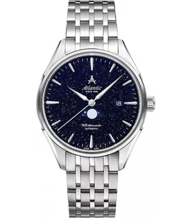 Zegarek ZEGAREK MĘSKI ATLANTIC 52788.41.91 WORLDMASTER NIGHTSKY - Zegarki męskie - miniaturka - grafika 1