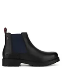 Botki męskie - U.S. Polo Assn. Sztyblety YUMI001M/DLE1 Czarny - miniaturka - grafika 1