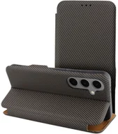 Etui i futerały do telefonów - Kabura FOLIO Side Magnet do SAMSUNG S24 FE brązowy - miniaturka - grafika 1