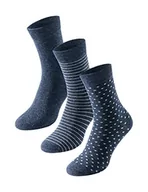 Skarpetki damskie - Uncover by Schiesser Damskie skarpety, 3 pary, wielopak, posortowane 1_173338, 35-38 EU - miniaturka - grafika 1