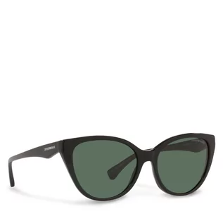 Okulary przeciwsłoneczne - Emporio Armani Okulary przeciwsłoneczne 0EA4162 589971 Black/Dark Green - grafika 1