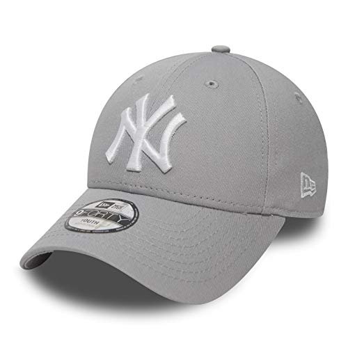 New Era New York Yankees League Essential 9Forty Czapka dziecięca, czarna, Biała/szara, 50-53