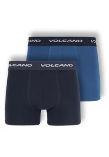 Bawełniane bokserki męskie, dwupak, U-BOXER - Volcano - Majtki męskie - miniaturka - grafika 1