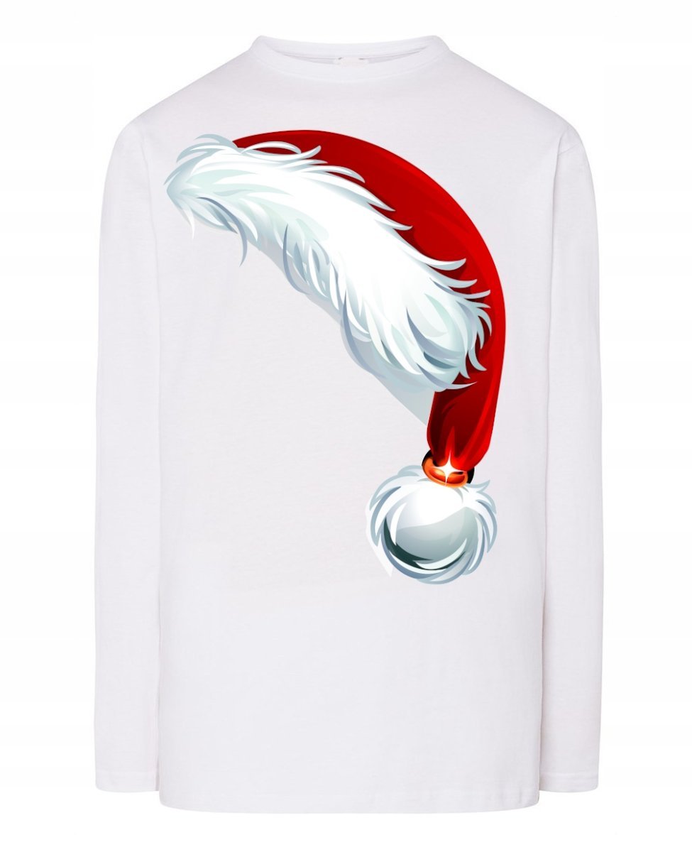 Longsleeve nadruk Czapka Mikołaja R.XL