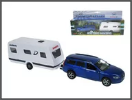 Samochody i pojazdy dla dzieci - Volvo V70 z przyczepą kempingową Hipo - miniaturka - grafika 1