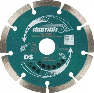 Makita TARCZA DIAMENTOWA 125x22,23mm SEGMENT SUCHA /10szt. BETON, CEGŁA, MARMUR - Tarcze do pił - miniaturka - grafika 1