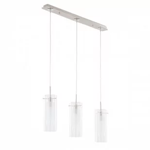 Italux Lampa wisząca Terni 3 x 40 W E14 chrom/satyna MD0118-3F - Lampy sufitowe - miniaturka - grafika 1