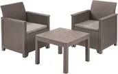 Meble ogrodowe - Keter Meble ogrodowe zestaw Elodie z klasycznym stołem - miniaturka - grafika 1