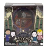 Gadżety dla graczy - Zestaw figurek POLLY POCKET Rodzina Addamsów Kolekcjonerski zestaw kompaktowy HXW25 - miniaturka - grafika 1