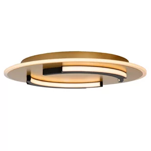 Metalowa lampa sufitowa Andreas 44113/30/02 Lucide LED 30W 2700K czarna złota - Lampy sufitowe - miniaturka - grafika 1