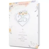 Kartki okolicznościowe i zaproszenia - Karnet B6 Rocznica ślubu 25 - miniaturka - grafika 1