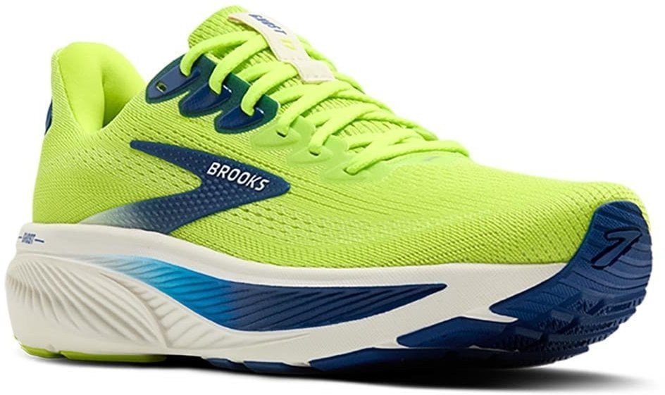 Męskie Buty biegowe Brooks Ghost 17 - Lime/Blue - taniej z kodem BIEGAJzBROOKS Rozmiar:48,514