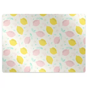 Podkładka pod krzesło obrotowe Cytryny 100x70 cm - Podnóżki, podpórki, podkładki - miniaturka - grafika 1