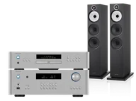 Zestawy stereo - Rotel RA-1572 MkII (srebrny) + RCD-1572 MkII (srebrny) + 603 S3 (czarny) - miniaturka - grafika 1