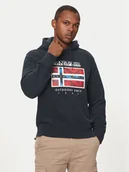 Bluzy męskie - Napapijri Bluza B-Dorees NP0A4IBD Granatowy Relaxed Fit - miniaturka - grafika 1