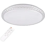 Lampy sufitowe - Polux Plafon LAMPA sufitowa IRINA 310767 glamour OPRAWA okrągła LED 36W 2700-6500K z efektem gwiazd biały 310767 - miniaturka - grafika 1