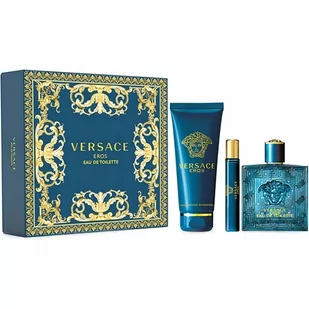 Versace Eros Edt 100ml Edt 10ml żel pod prysznic 150ml - Kosmetyki do kąpieli - miniaturka - grafika 1