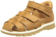 Buty dla dziewczynek - Bisgaard Sandały dla niemowląt Angus uniseks, Brandy, 20 EU - miniaturka - grafika 1