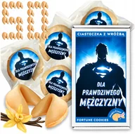 Pieczywo chrupkie - Ciasteczka z Wróżbą x 50 Prezent na Dzień Mężczyzny Dzień Chłopaka Upominek - miniaturka - grafika 1